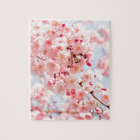 De mooie Roze Japanse Bloesem Sakura van de Kers Legpuzzel (Verticaal)