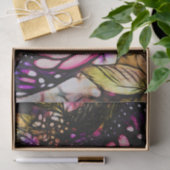 De mooie Roze Samenvatting van de Vlinder Tissuepapier (Geschenk)