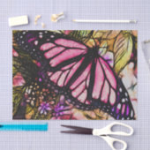 De mooie Roze Samenvatting van de Vlinder Tissuepapier (Craft)