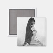 De mooie Rozen magneet (Voorkant / Achterkant)