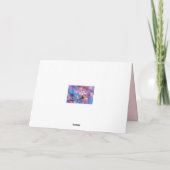 De mooie Sakura Beauty tegen de blauwe hemel Kaart (Achterkant)