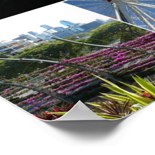 De mooie Southbank van Brisbane Poster (Hoek)