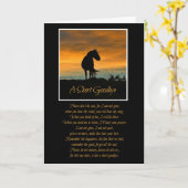 De mooie Spirituele Sympathie van het Paard met Kaart (Gele Bloem)