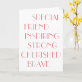 De mooie Typografie van het Gedicht van het Kaart (Gele Bloem)