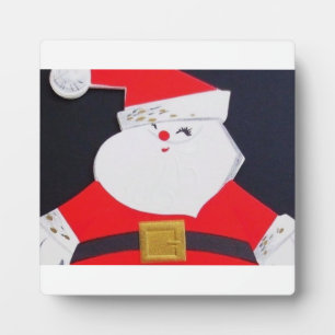 De mooie Vintage Kerstman van Mod. van het Midden Fotoplaat