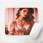 De Mooie Vrouw Laptop Desktop Tablet Muismat (Met muis)