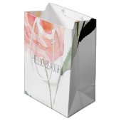 De Mooie Waterverf van het hallo Bloemen Medium Cadeauzakje (Voorkant Gekanteld)