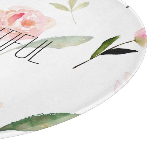 De Mooie Waterverf van het hallo Bloemen Snijplank (Hoek)