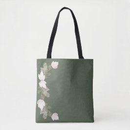 De mooie wijnstokbladeren voegen uw bericht of fot tote bag