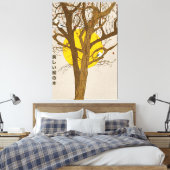 De Mooie Wilgenboom Canvas Afdruk (Insitu (Slaapkamer))