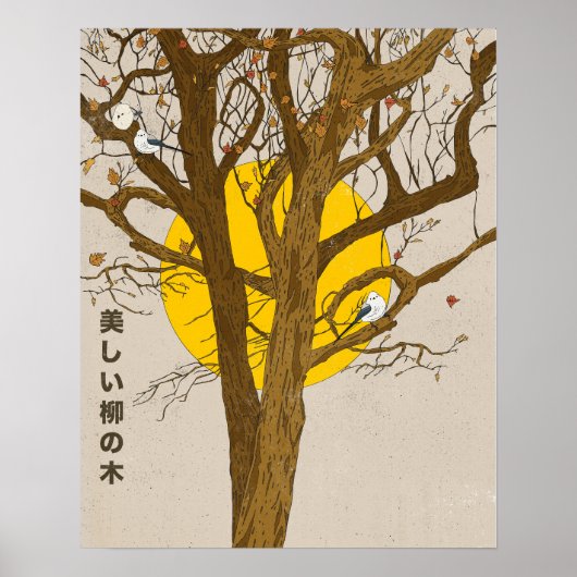 De Mooie Wilgenboom Poster (Voorkant)