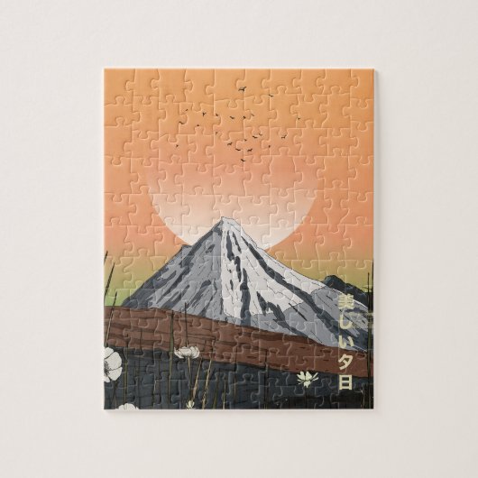 De Mooie Zonsondergang Legpuzzel (Verticaal)