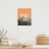 De Mooie Zonsondergang Poster (Keuken)