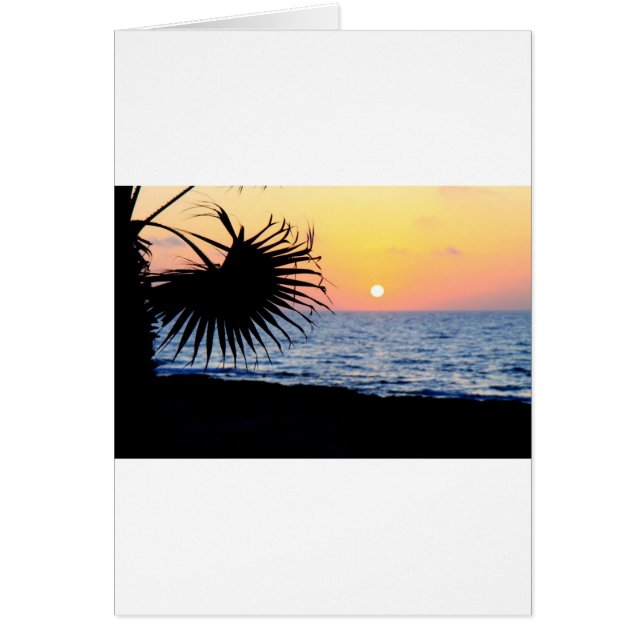 DE MOOIE ZONSONDERGANG VAN HET STRAND (Voorkant)