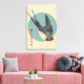 De Mooie Zwwaluw Canvas Afdruk (Insitu (Woonkamer))