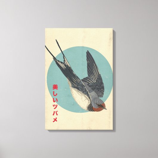 De Mooie Zwwaluw Canvas Afdruk (Voorkant)