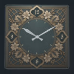 De mooiste Art Deco Vierkante Klok<br><div class="desc">Geweldig klokontwerp. Je zult het leuk vinden als anderen. U kunt dit ontwerp vrij gebruiken voor andere producten die u wilt of om jouw tekst aan te passen en toe te voegen. Volg me voor meer. Met vriendelijke groet. Een leuke dag.</div>