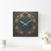 De mooiste Art Deco Vierkante Klok (Huis)