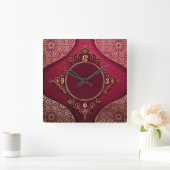 De mooiste caligrafische stijl vierkante klok (Huis)