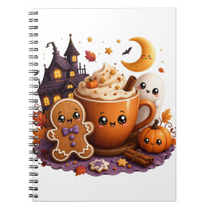 De mooiste cartoon Halloween tekeningen krijgen Notitieboek