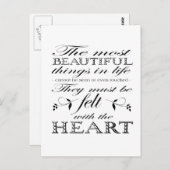 De mooiste dingen briefkaart (Voorkant / Achterkant)