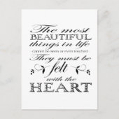 De mooiste dingen briefkaart (Voorkant)