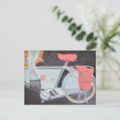 DE MOOISTE FIETS VAN PARIJS BRIEFKAART (Staand voorkant)