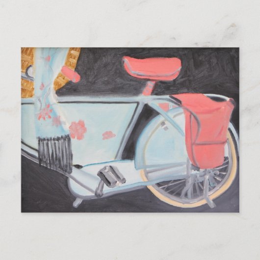 DE MOOISTE FIETS VAN PARIJS BRIEFKAART (Voorkant)