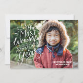 De mooiste foto van de Tijdopnemer Feestdagenkaart (Voorkant)