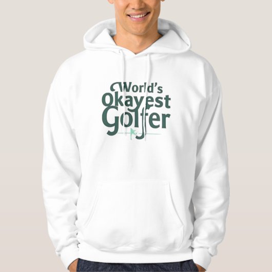 De mooiste golfer ter wereld | Grappig golf Hoodie (Voorkant)