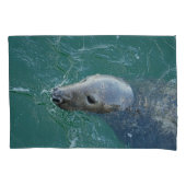 De mooiste grijze zeehonden van Chatham Kussensloop (Voorkant-Links)