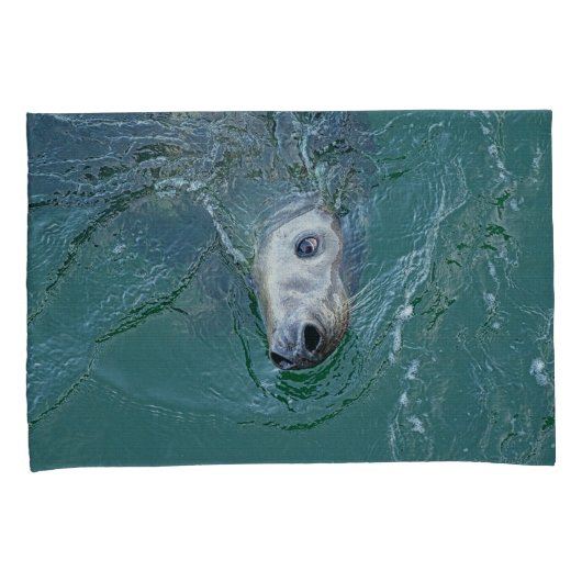 De mooiste grijze zeehonden van Chatham Kussensloop (Voorkant-Rechts)