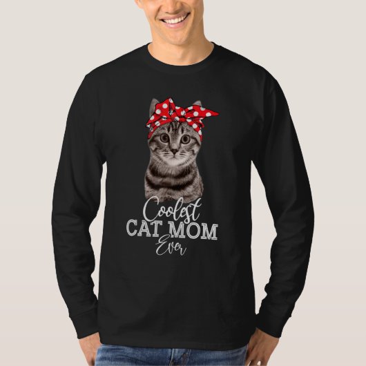 De mooiste kat van mam ooit grappige T - shirts va (Voorkant)