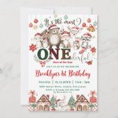 De mooiste kerstboom van de 1e verjaardag kaart (Voorkant)