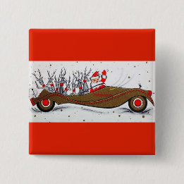 De mooiste kerstkerstkerstkerstkerstkerstman vierkante button 5,1 cm