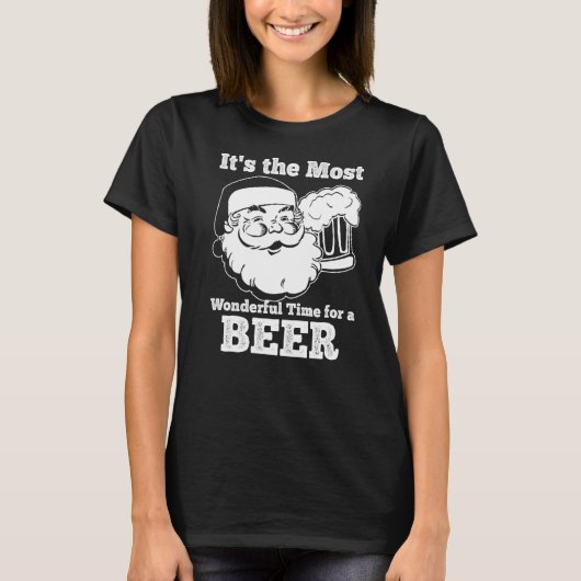 De mooiste kerstman die Chris Drink T-shirt (Voorkant)