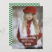 De mooiste Kerstmis voegt uw eigen foto toe Feestdagenkaart (Voorkant / Achterkant)