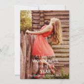 De mooiste Kerstmis voegt uw eigen foto toe Feestdagenkaart (Voorkant)