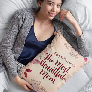 De mooiste mama accent kussen