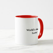 De mooiste menselijke Mok ter wereld: sarcastische (Voorkant rechts)