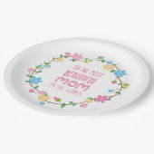 De mooiste Moederdag van mama | Bord papier (Gekanteld)