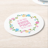 De mooiste Moederdag van mama | ONDERZETTER (Gebogen)