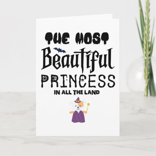 De mooiste prinses in Al het Land Kaart (Voorkant)