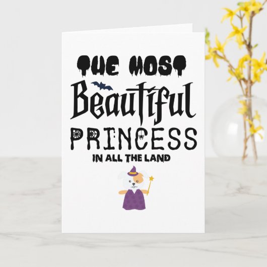 De mooiste prinses in Al het Land Kaart (Gele Bloem)