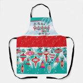 De mooiste tijd kerst Schort (Voorkant)