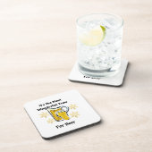 De mooiste tijd om bier te drinken op een bier onderzetter (Rechterzijde)