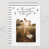 De mooiste tijd van de foto van het Jaar Feestdagenkaart (Voorkant / Achterkant)