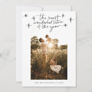 De mooiste tijd van de foto van het Jaar Feestdagenkaart
