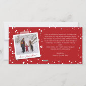 De mooiste tijd van de minimalistische foto 3 van  feestdagenkaart (Achterkant)