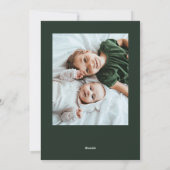 De mooiste tijd van het jaar Bloemenfoto Feestdagenkaart (Achterkant)